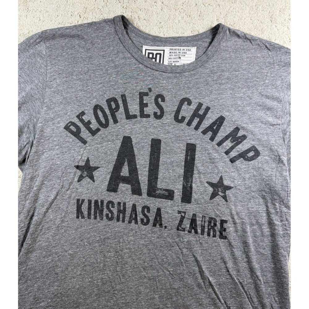 Roots of Fight Muhammad Ali People's Champ Rumble Men's Sz XL Shirt Boxing